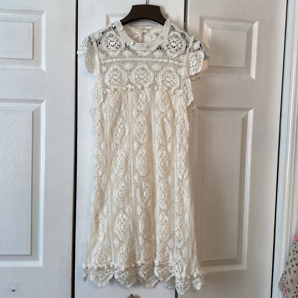 Womens off white dress